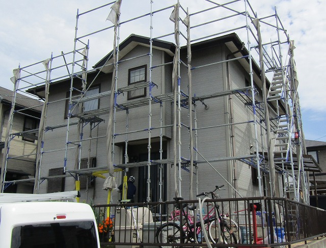 児島の現場コーキング撤去