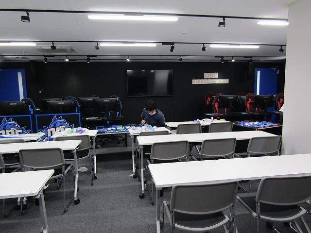 チーム戦ができる部屋に