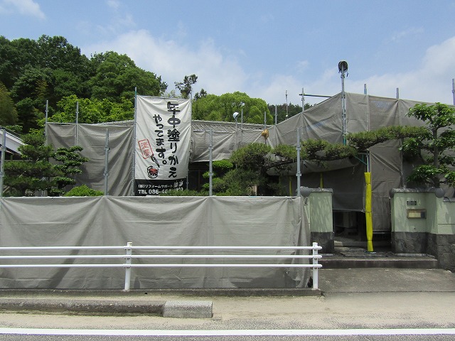 倉敷市西坂の現場