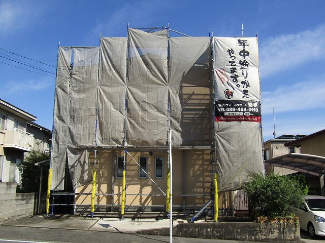 倉敷市玉島の現場