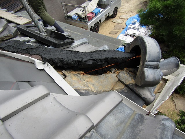 葺き土の代わりのなんばん