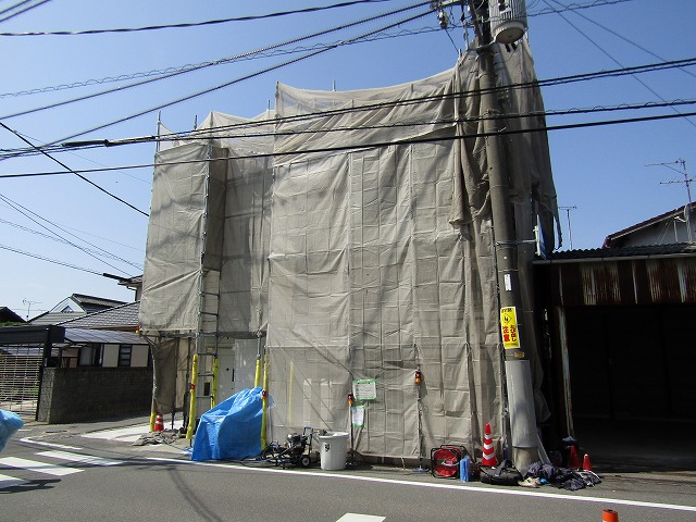 アパートp塗装工事