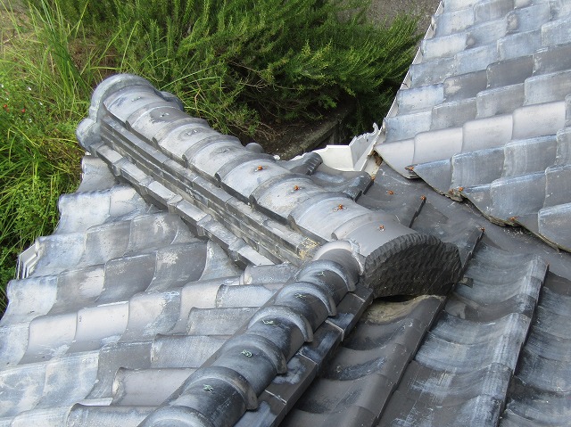 屋根の修繕完成