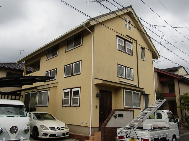 塗装工事前の外壁