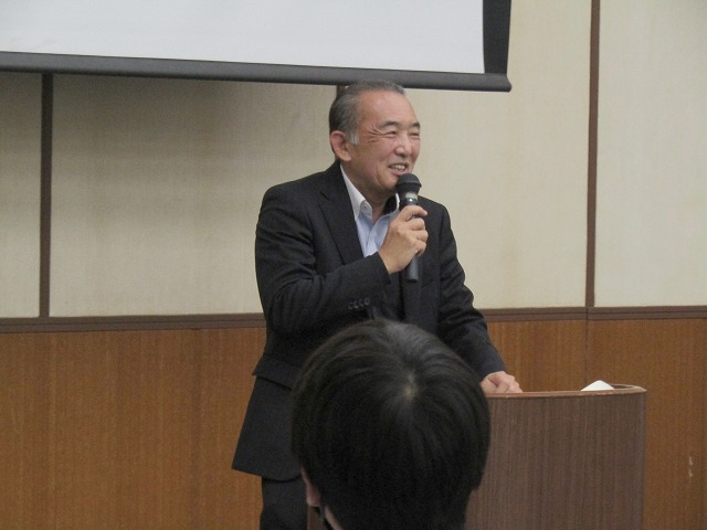 小山社長のあいさつ