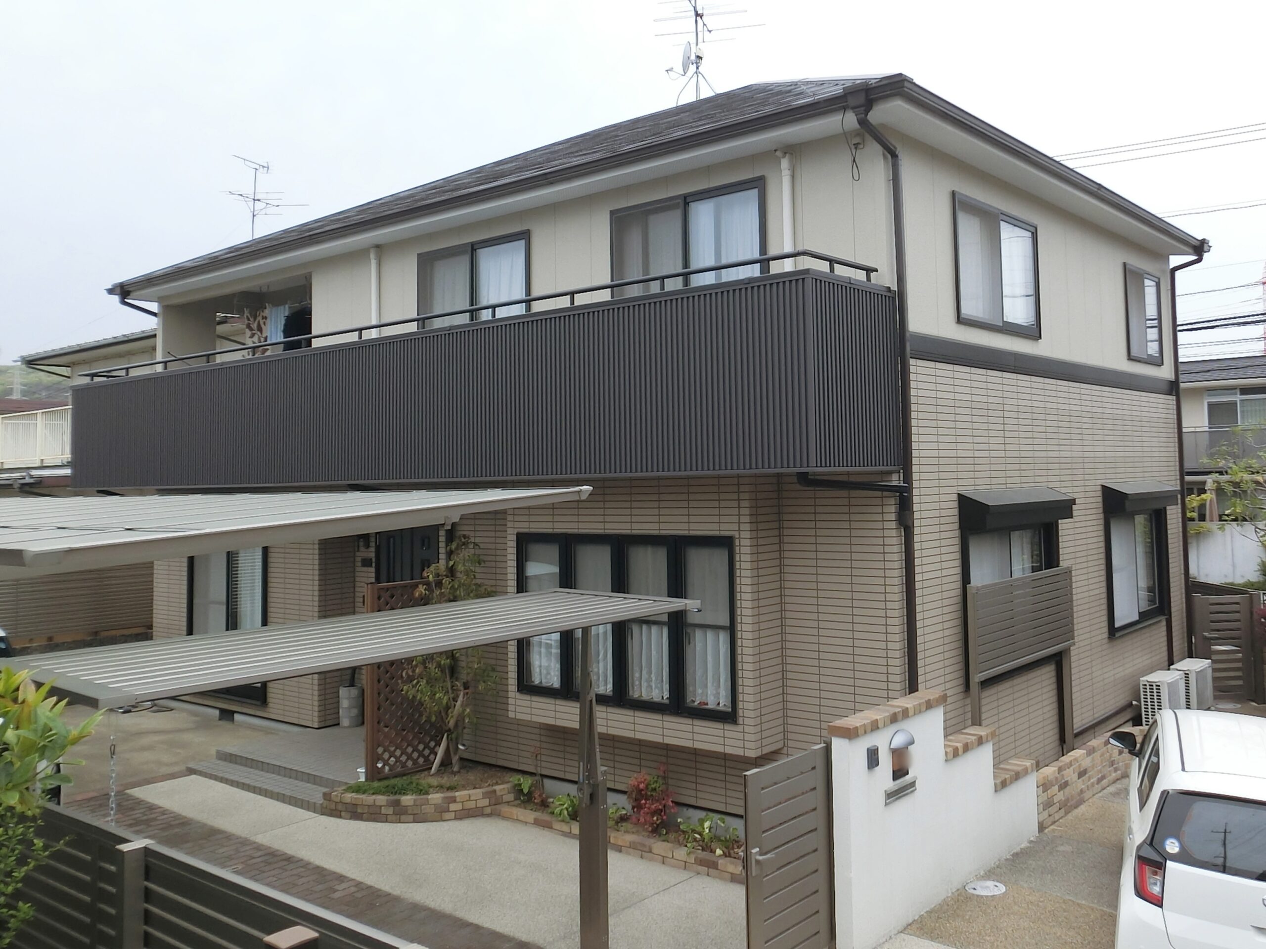 倉敷市 Wトーン塗装完成