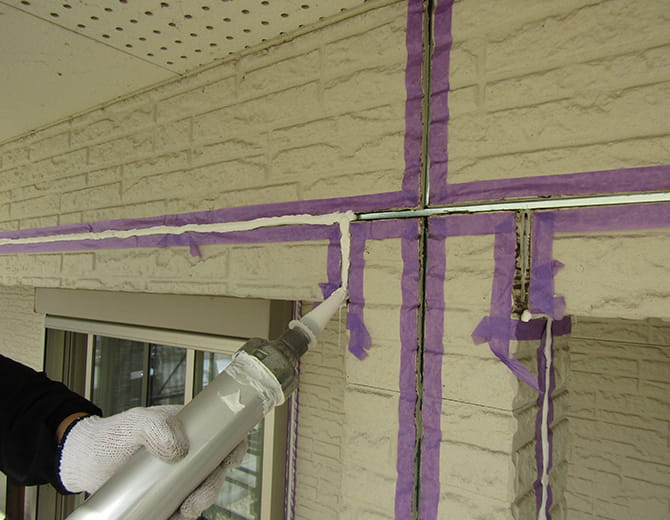 コーキング(シーリング)処理