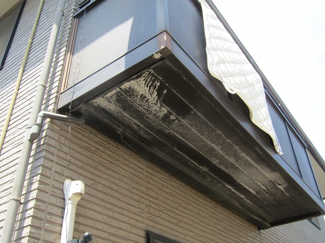 アルミ部分の劣化