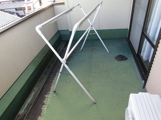 バルコニーの防水工事前