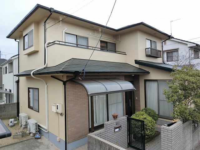 倉敷市　屋根外壁塗装完成