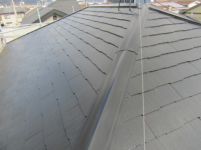 屋根塗装完成