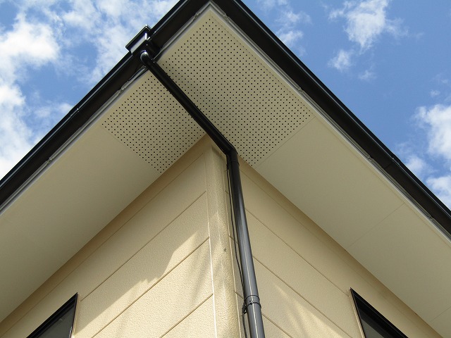 軒天塗装完成