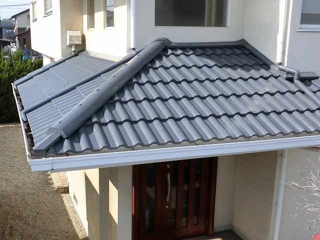 下屋根も美しく