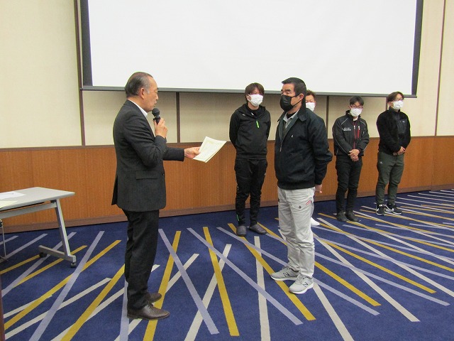 職人さん表彰式