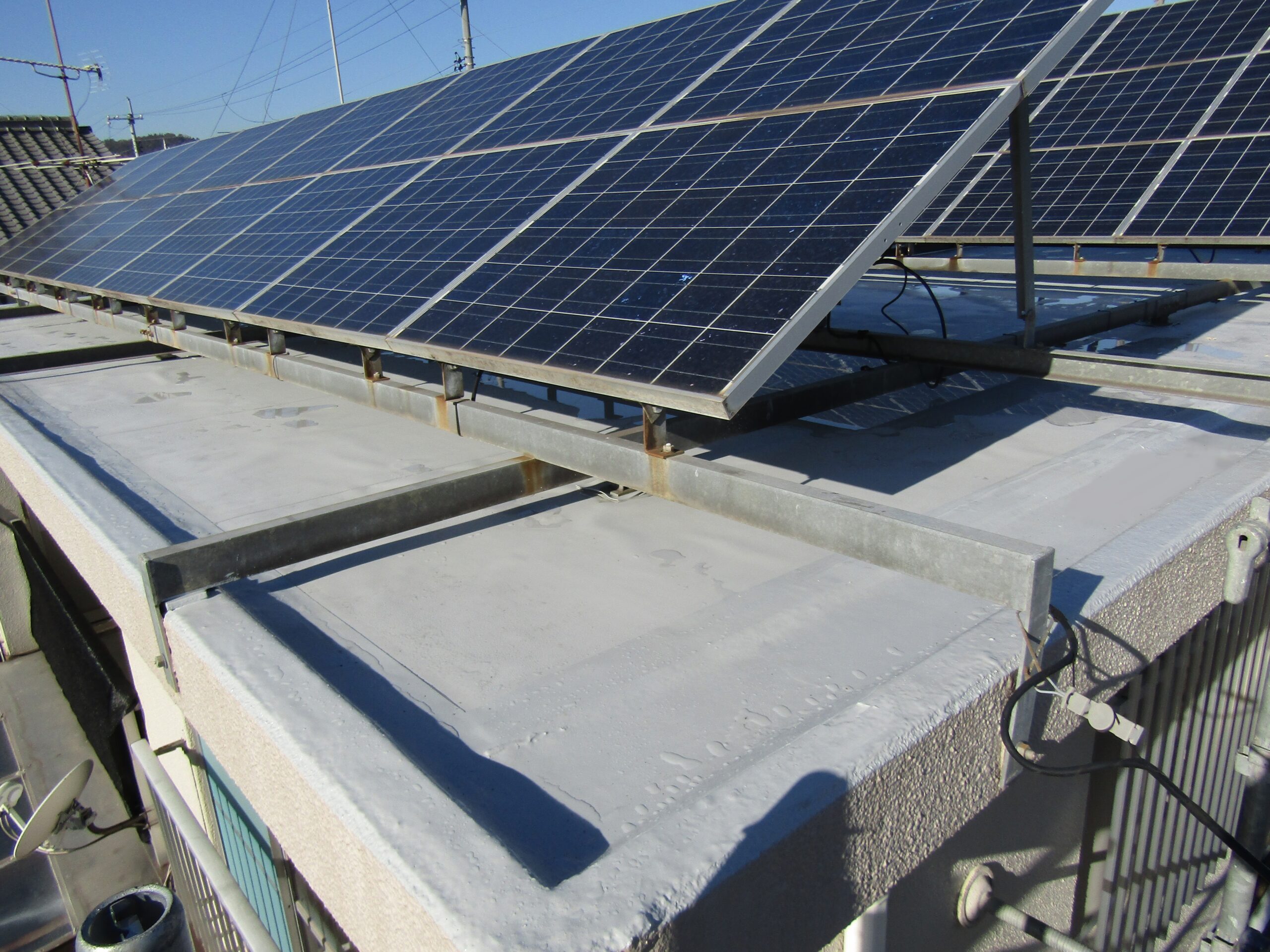 防水工事の完成