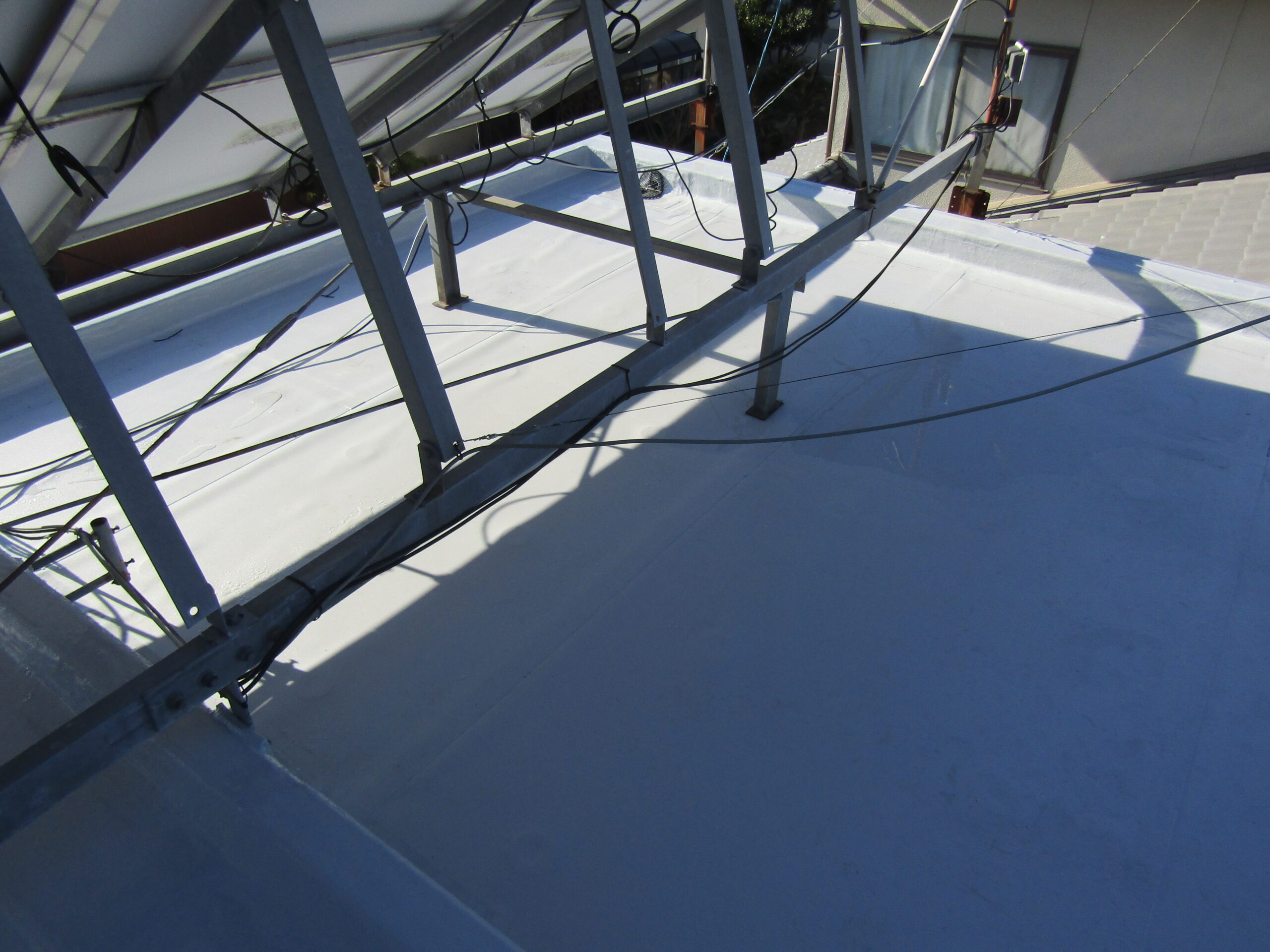 防水工事の完成