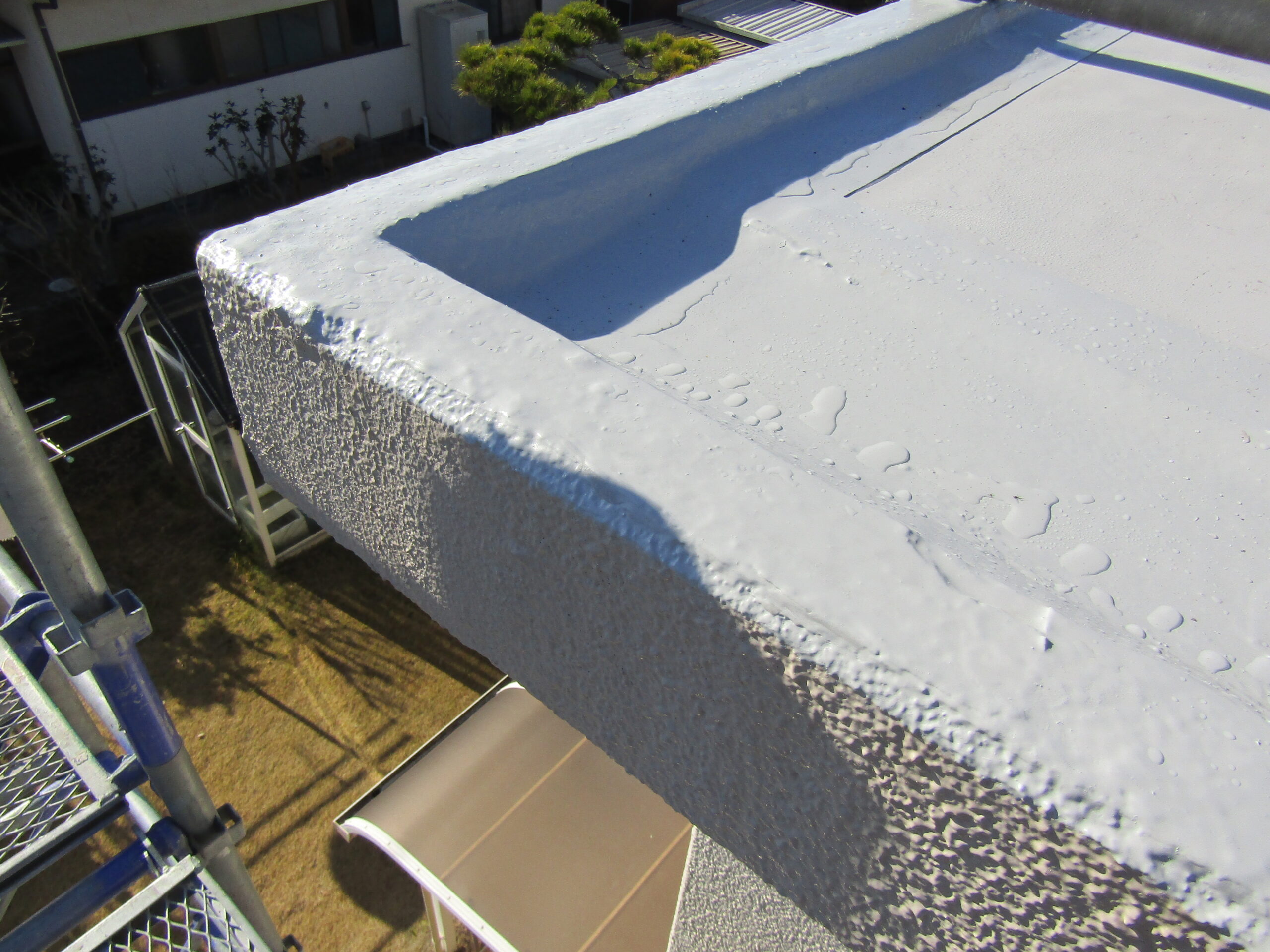 防水工事の完成