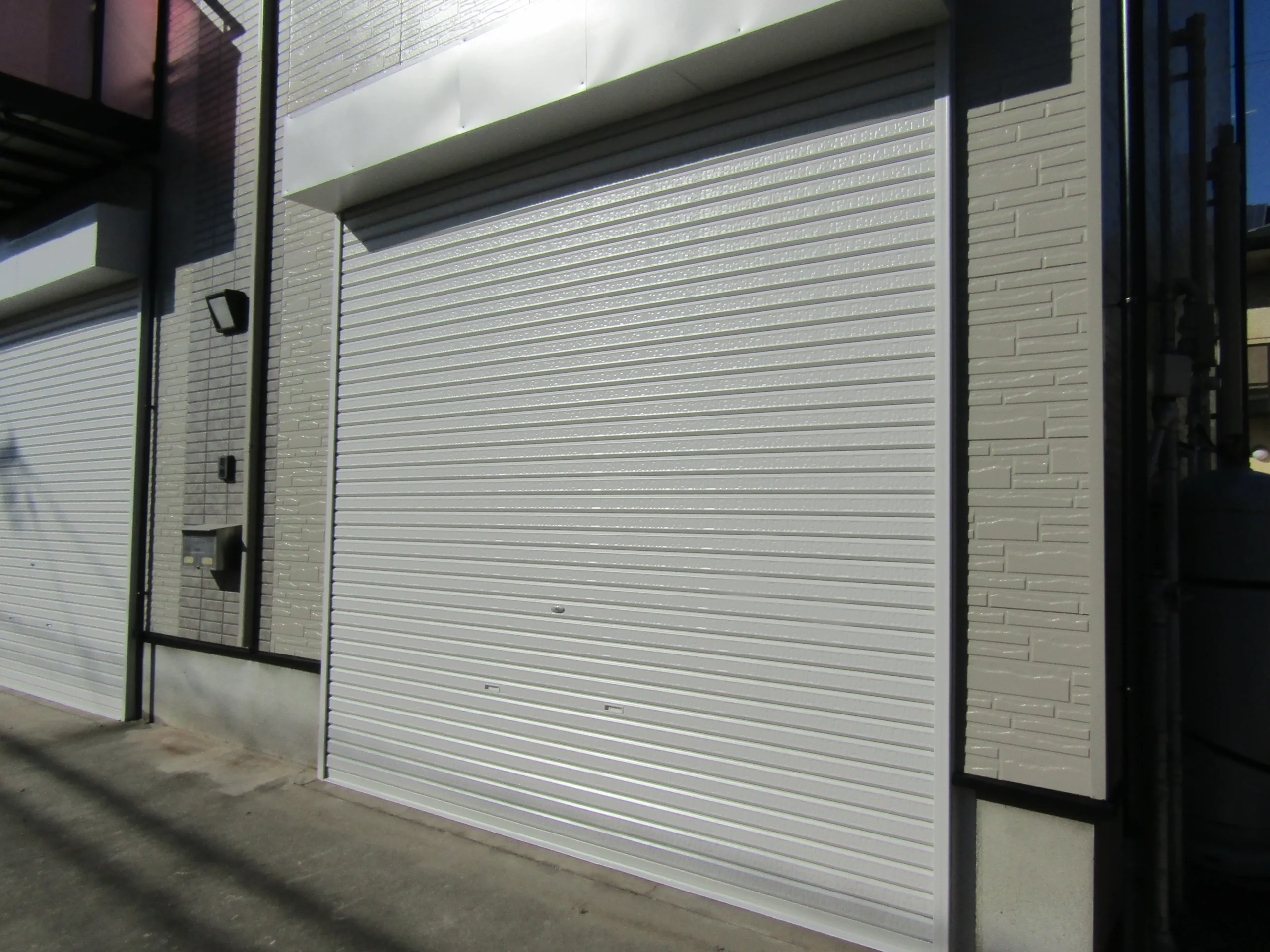 シャッターの塗装