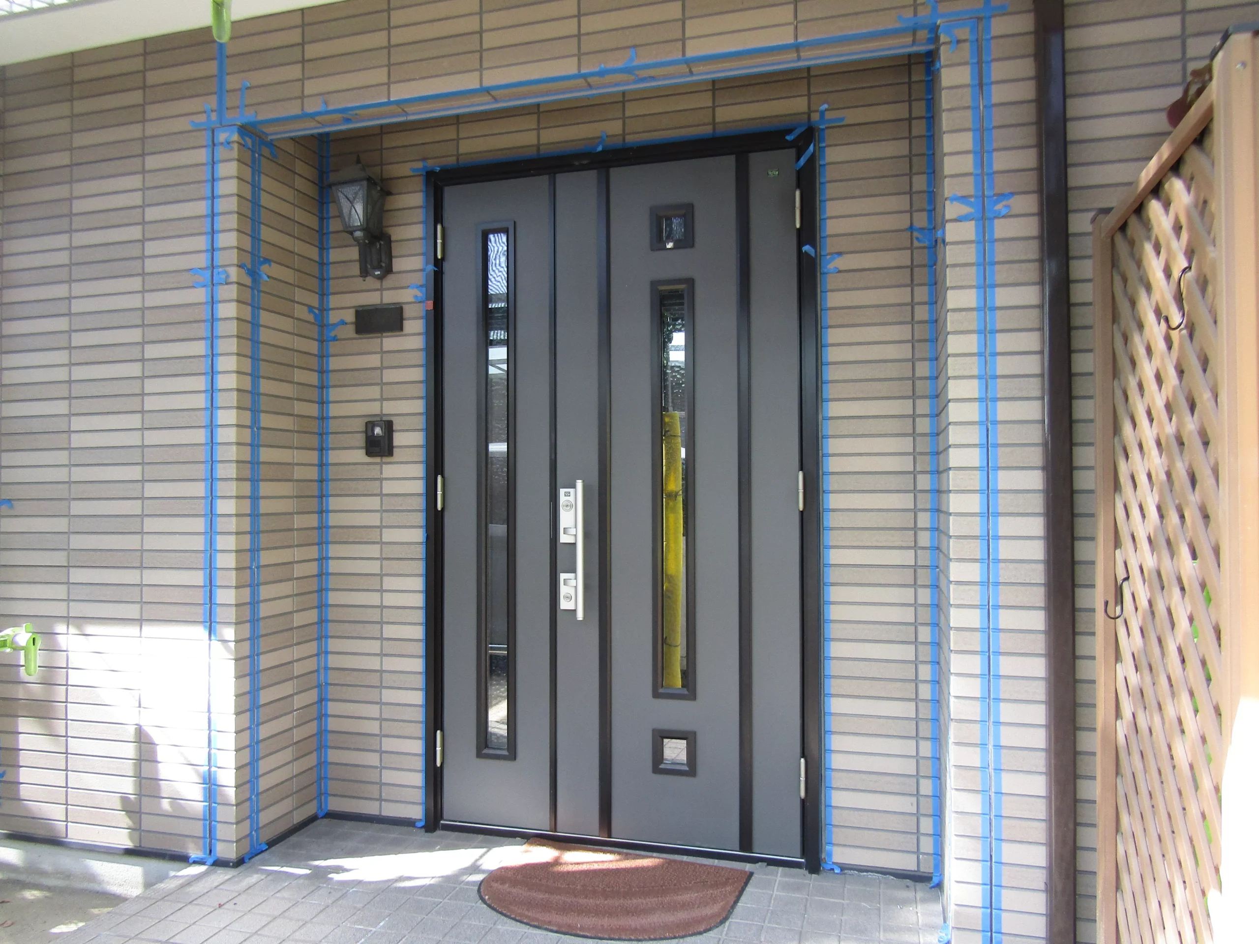 倉敷市外壁塗装現場