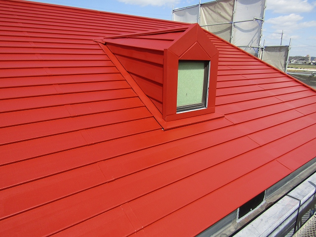 屋根のサビ止め塗装