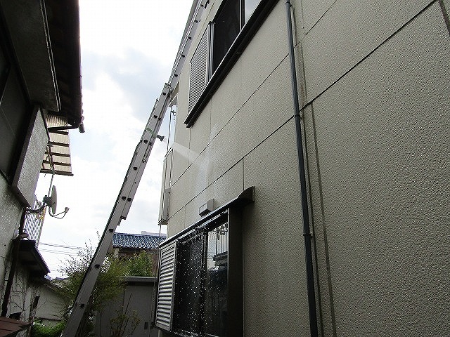 雨漏り調査　散水検査