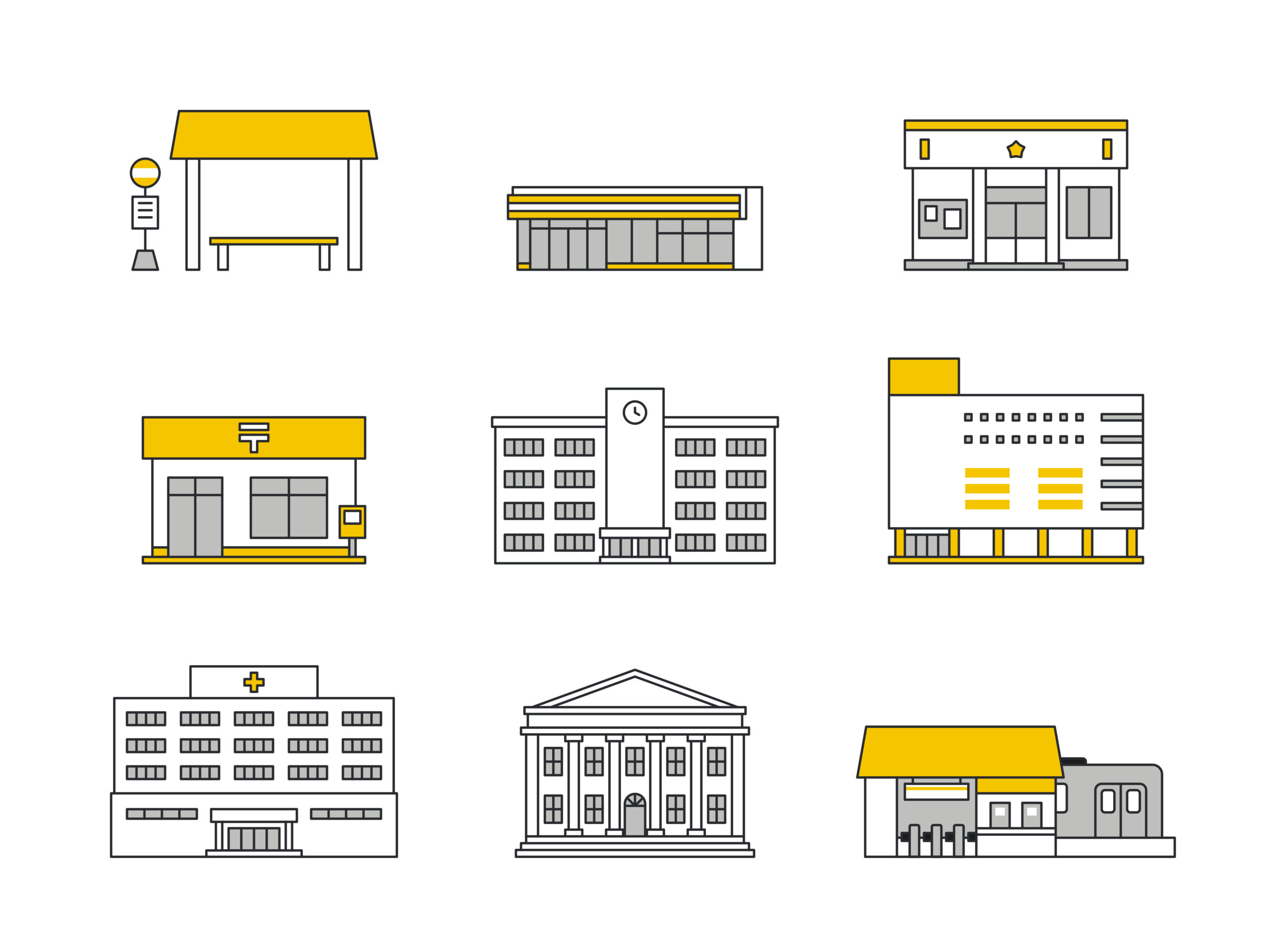 さまざまな建物