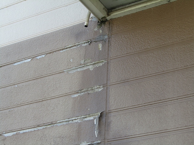 サイディングは濡れると劣化が進む