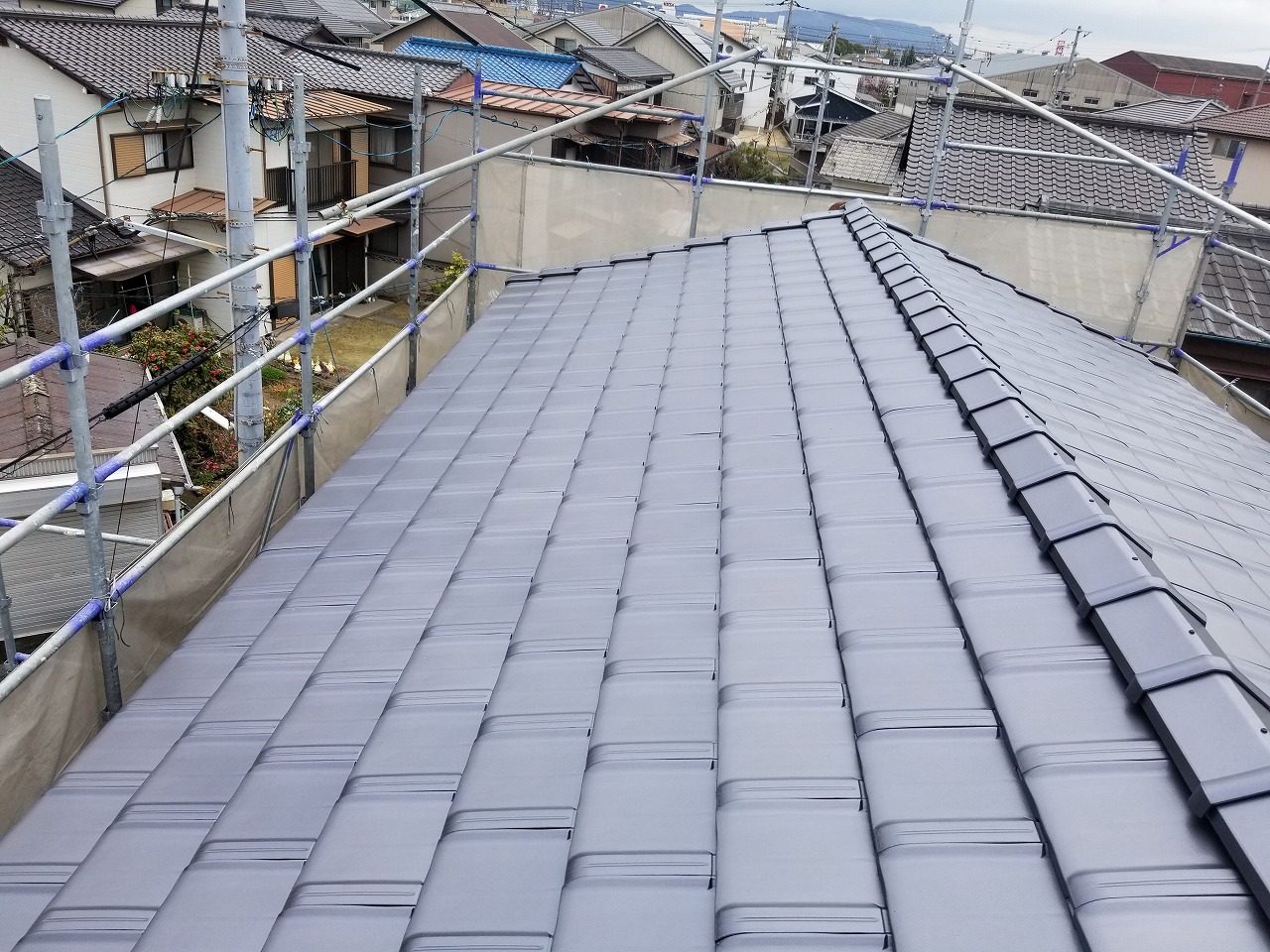 屋根葺き替え完成