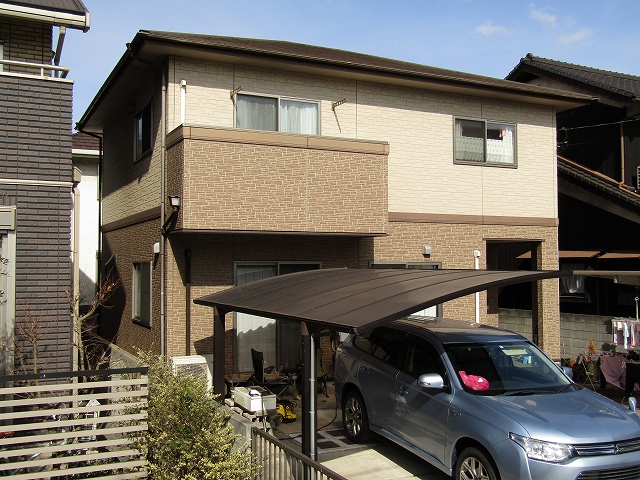 外壁塗装　塗装前