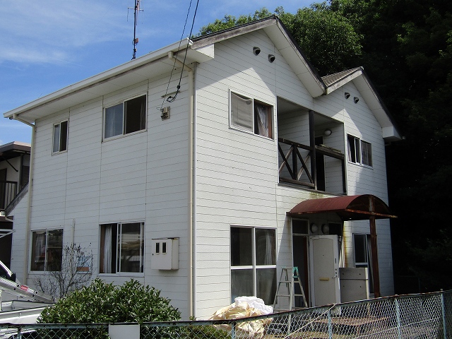 倉敷市アパート塗装前