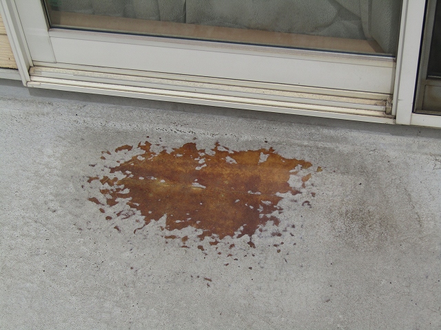 防水層FRPの割れ