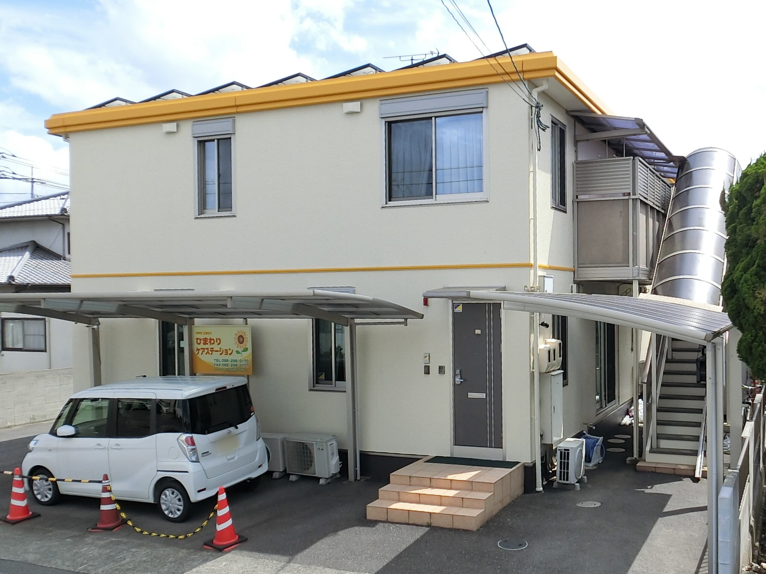 岡山市事務所の塗装後