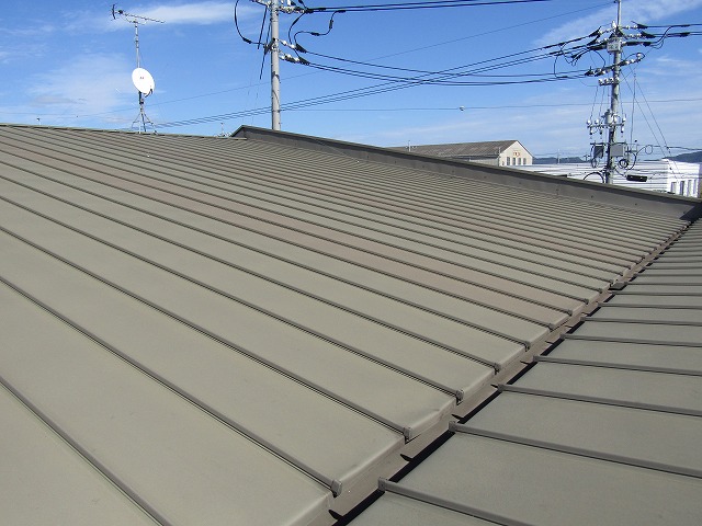 金属屋根の劣化