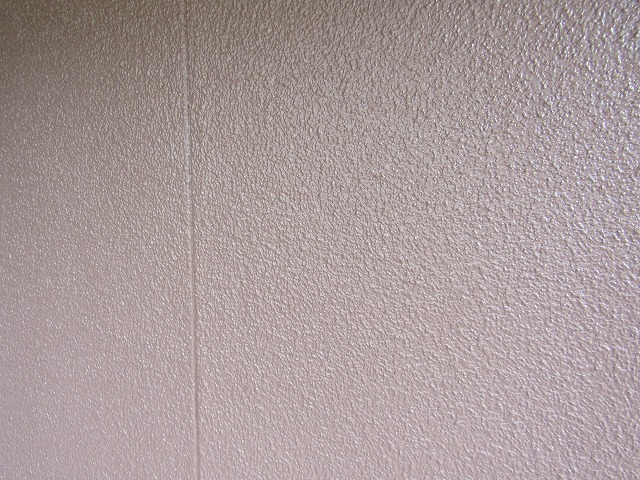 山上げして塗装した外壁