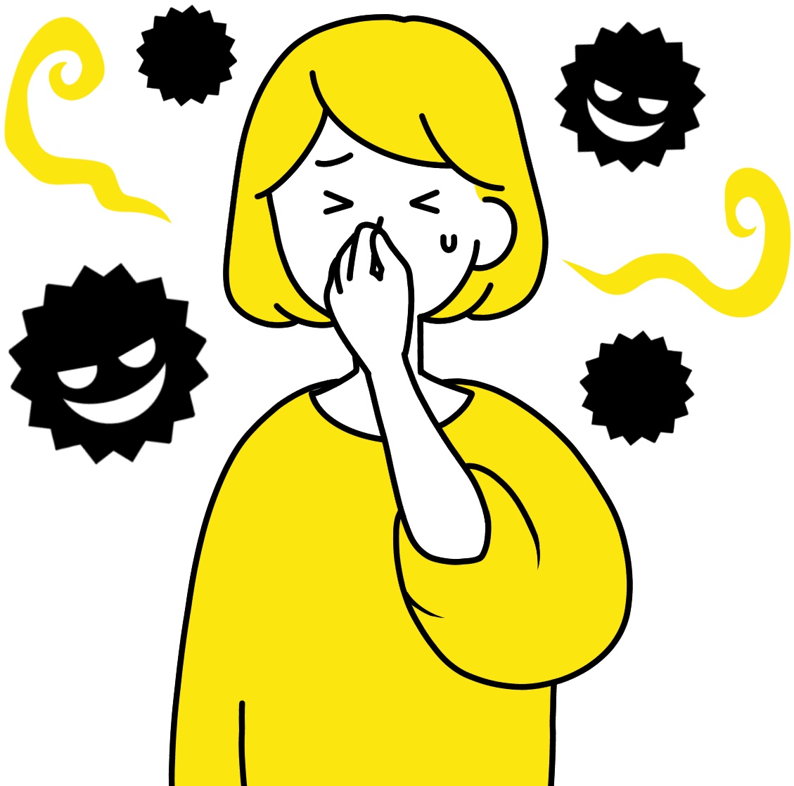 雨漏りでカビくさい