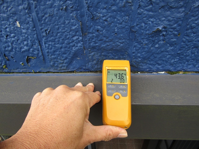 水分計を使った調査