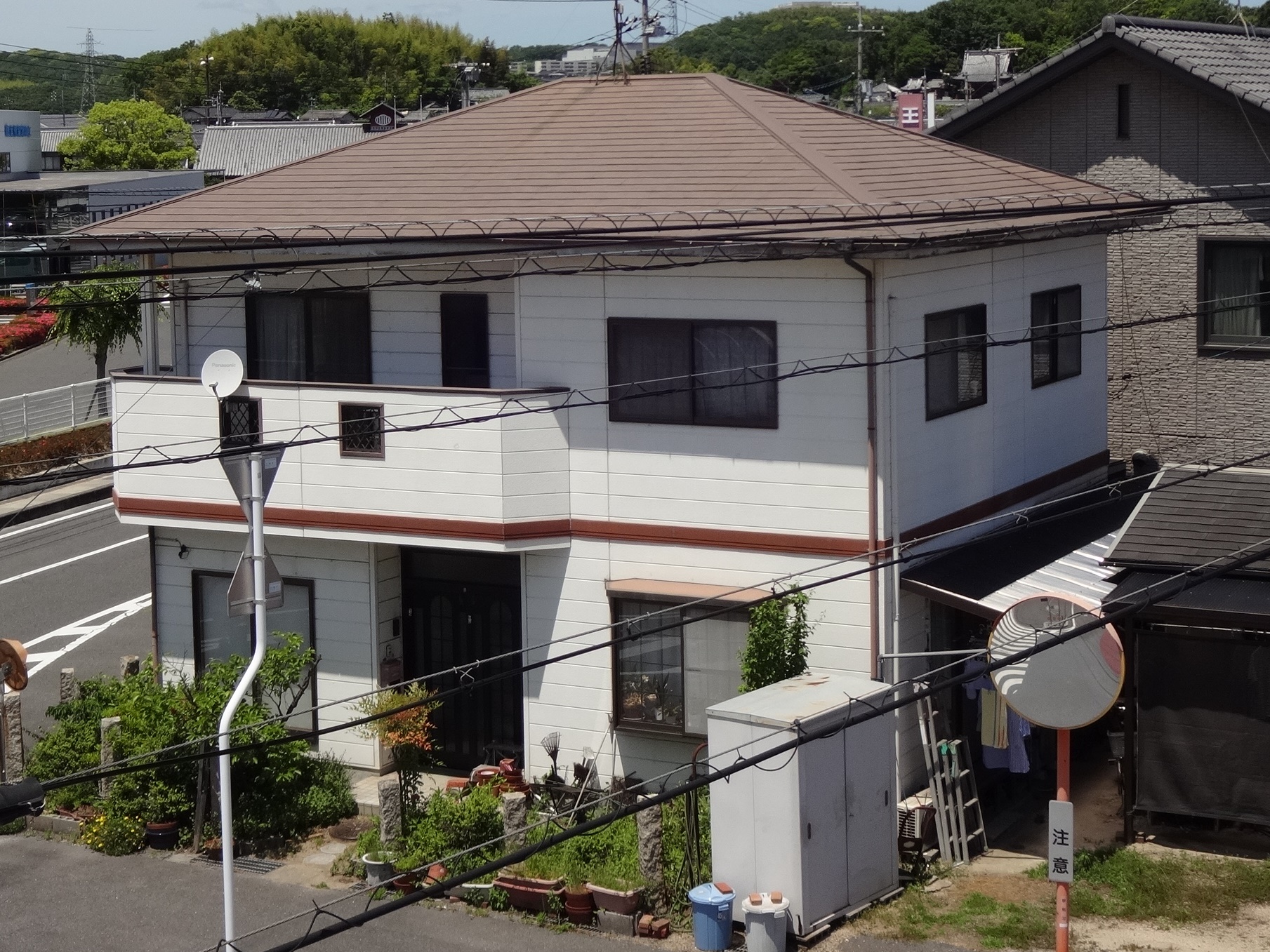 塗装工事前の全景