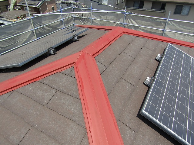 屋根のサビ止め