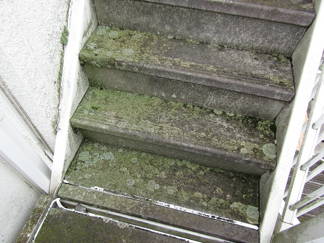 アパート階段　施工前