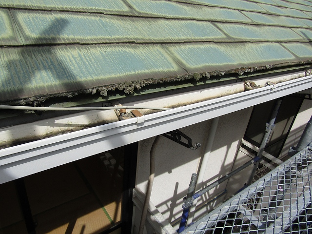 アパート屋根の施工前