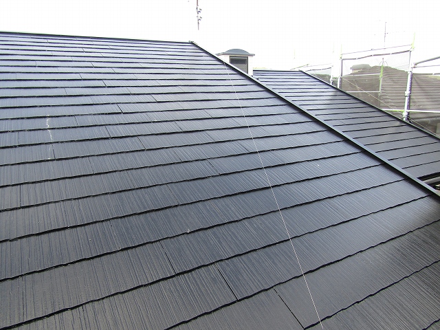 屋根塗装完成