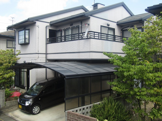 屋根外壁塗装施工前