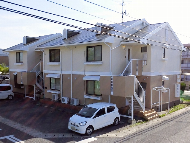 アパート屋根外壁塗装の完成