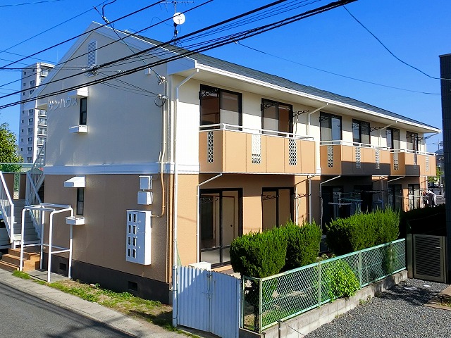 アパート塗装完成