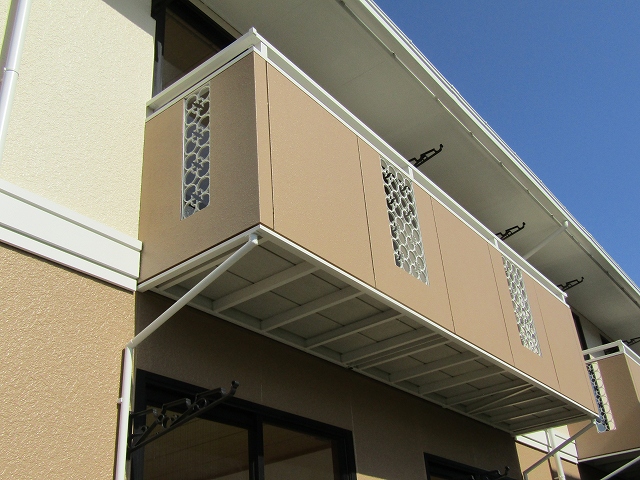 バルコニー塗装完成