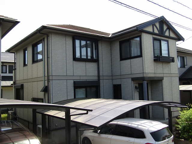 岡山市の住宅塗装前