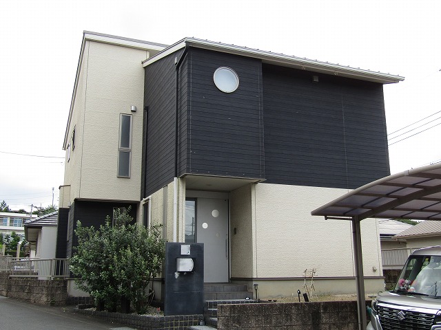 外壁　塗装前全景