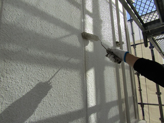 外壁塗装 上塗り