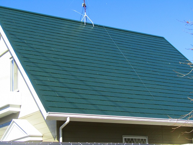 屋根塗装　完成