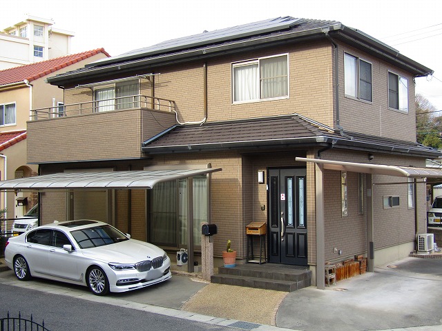 倉敷市外壁塗装工事前